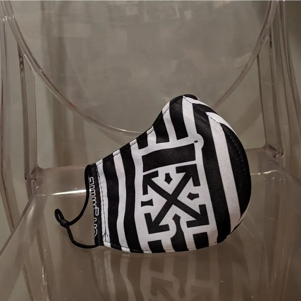 BOGO- Off White Printed Facemask